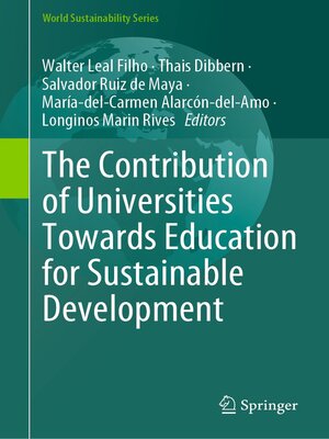 cover image of The Contribution of Universities Towards Education for Sustainable Development